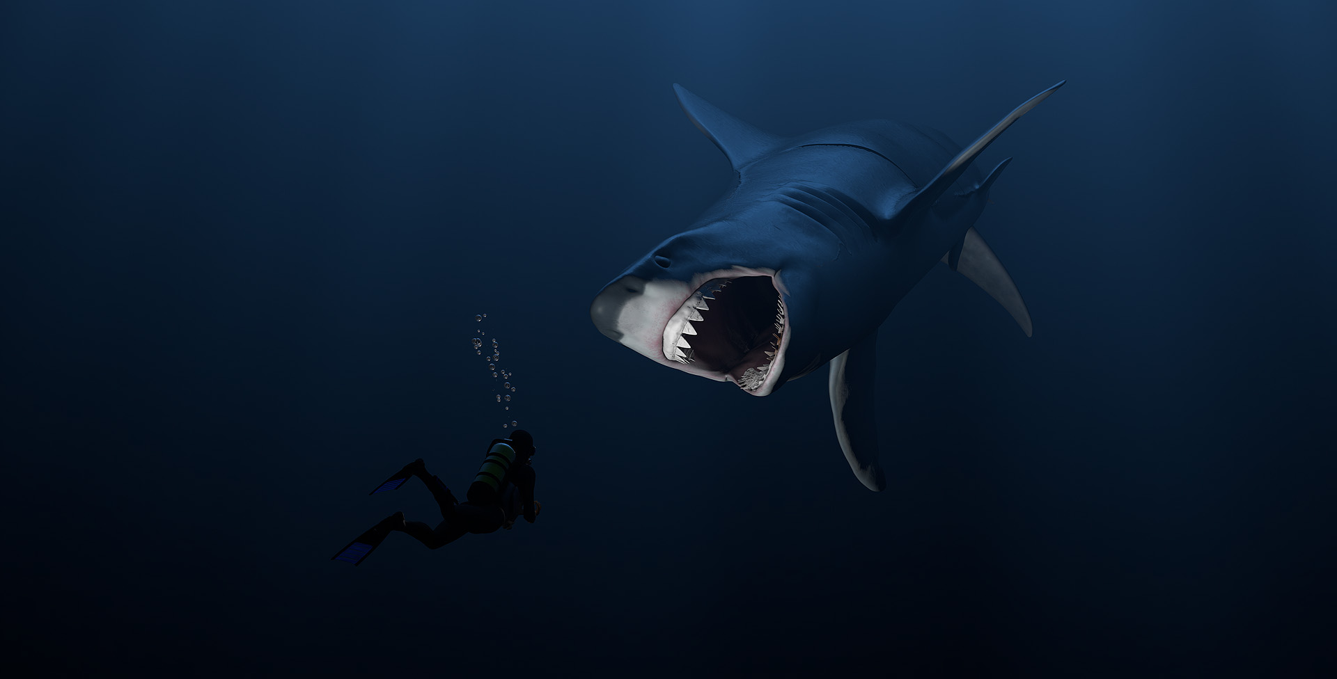 Megalodon by sinisart, siniša zjačić