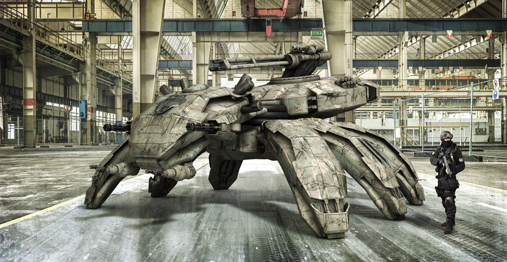 Spider tank by sinisart, siniša zjačić